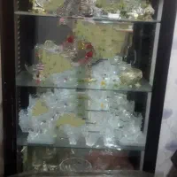 بوفه قهوه ای سوخته باتاج روبه پایین