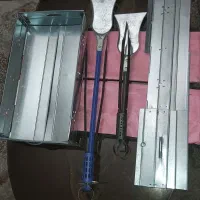 منقل،بادبزن،طناب،انبر و بیلچه