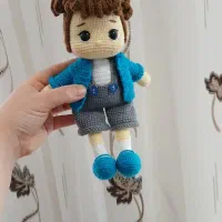 عروسک بافتنی پسر