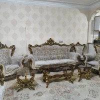 مبل کلاسیک  رنگ طلا