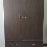کمد ایستاده ۲تایی  رنگ قهوه ای