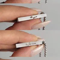 حکاکی روی گردن بند دستبند حلقه