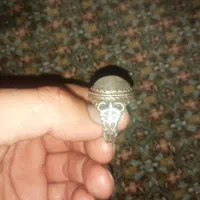 انگشتر نقره درنجف حدید یاقوت