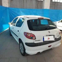 پژو ۲۰۶  تیپ 2 سفید مدل ۱۳۹۳