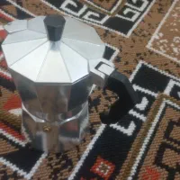 قهوه جوش سه نفره ودوعددسلف سرویس استیل