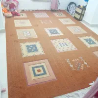 گلیم فرش 9 متری ستاره کویر یزد