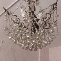 لوستر برنجی  زیبا و پر کار