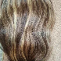 فروش موی طبیعی هایلایت روشن شده