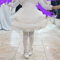 لباس عروس بچگانه سایز۴۵و۴۰ قیمت۴۰۰تومان