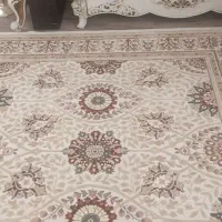 میز تلویزیون ویک عدد آینه کنسول سفید