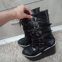 بوت چرم لژدار