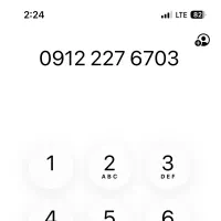 سیم کارت ۹۱۲ کد ۲ رند پله ای
