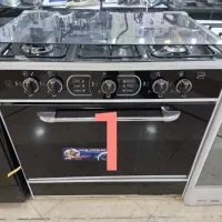 قسطی(چکی) اجاق گاز ۵ شعله طرح فر لعابی