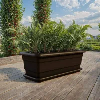 گلدان مستطیلی پلاستیکی، طول ۶۷ سانتی متر