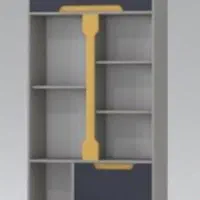 کتابخانه و ویترین برند ژیک