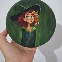دیوارکوب سفالی، نقاشی روی سفال