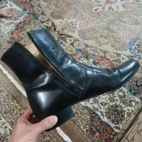 کفش بوت چرم مردانه