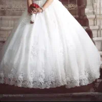 لباس عروس ترک با سنگ های سواروسکی