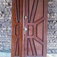 درب آپارتمانی تمام چوب