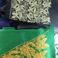 گلدوزی شلوار جنگلی .لباس بندری.زنجیره دوز
