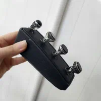 انگشتر نگین مشکی وارداتی (( نقره ۹۲۵ ))