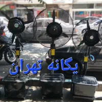 پنکه ایستاده دیواری صنعتی مهپاش مه پاش بلومbloom