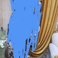 دستک پرده دو عدد جنس مخمل ترک
