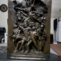 کماندار سکه مدال شمش ۷۰در۸۰ مجسمه برنزی برنز