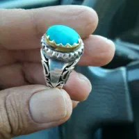 انگشتر فیروزه نقره