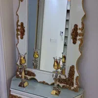آینه کنسول و شمعدان
