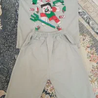 دودست لباس بچه گانه نخ پنبه آکبند سایز ۶ تا ۷ سال