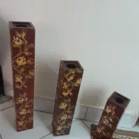 جا شمعی چوبی