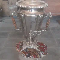 سماور زغالی دسته کاپی آبکروم فابریک
