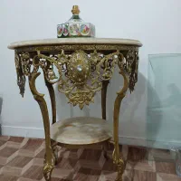 میزبرنز یابرنجی سایزبزرگ با سنگ مرمر ۶۰