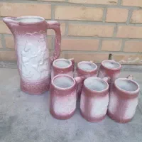 سرویس پارچ و ۶لیوان سرامیک سعدی کلکسیونی