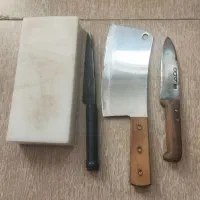 چاقوسلاخی فولادساطوراستیل تخته گوشت