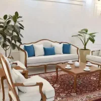 مبل کلاسیک 8 نفره چوبی با ضمانت