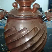 سماور و قوری مسی
