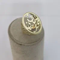 انگشتر برنج طرح طلا