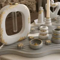ظروف دکوری سنگ مصنوعی