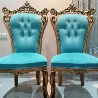 دو عدد صندلی کلاسیک استیل شیک و زیبا