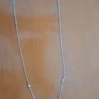 گردنبند نقره زنانه نگین دار لوکس کد NKT0050