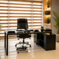 میز مدیریتی مدرن با طراحی خاص