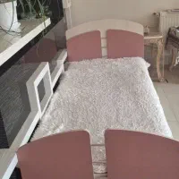 تخت ۱ نفره  همراه با تشک فنری