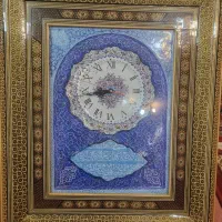 ساعت مینا با قاب خاتم