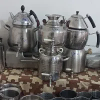 قوری و کتری شیر دار