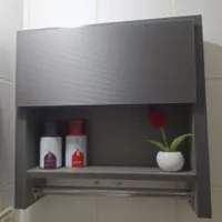روشویی کابینتی ، آینه و باکس در حد نو|لوازم سرویس بهداشتی|کرج, باغستان|دیوار