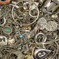 نقره شکسته کد ۱۷۰۲ (گالری نقره سینا)