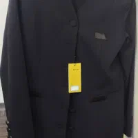 یک دست مانتو کارمندی سرمه‌ای سایز ۴۲