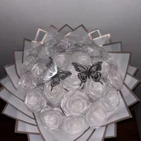 دسته گله روبان